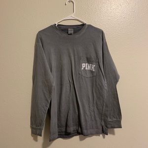 VS PINK Logo Longsleeve Tee